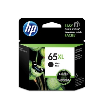 HP 65XL 原裝高容量彩色墨盒 300pages N9K04AA  Ink Black