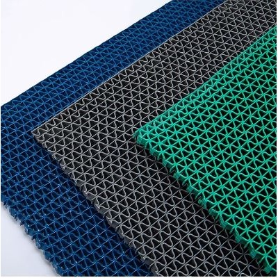 FAX88 5mm厚 PVC S紋防滑疏水膠地毯  31x23cm 灰色