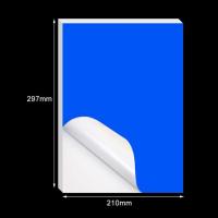 FAX88 LASER打印機專用  A4 防水 不干膠 唖面 藍色 LABEL 10張裝